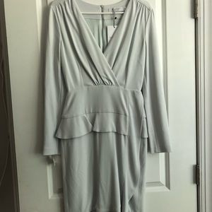 Light gray Altuzarra long sleeve dress